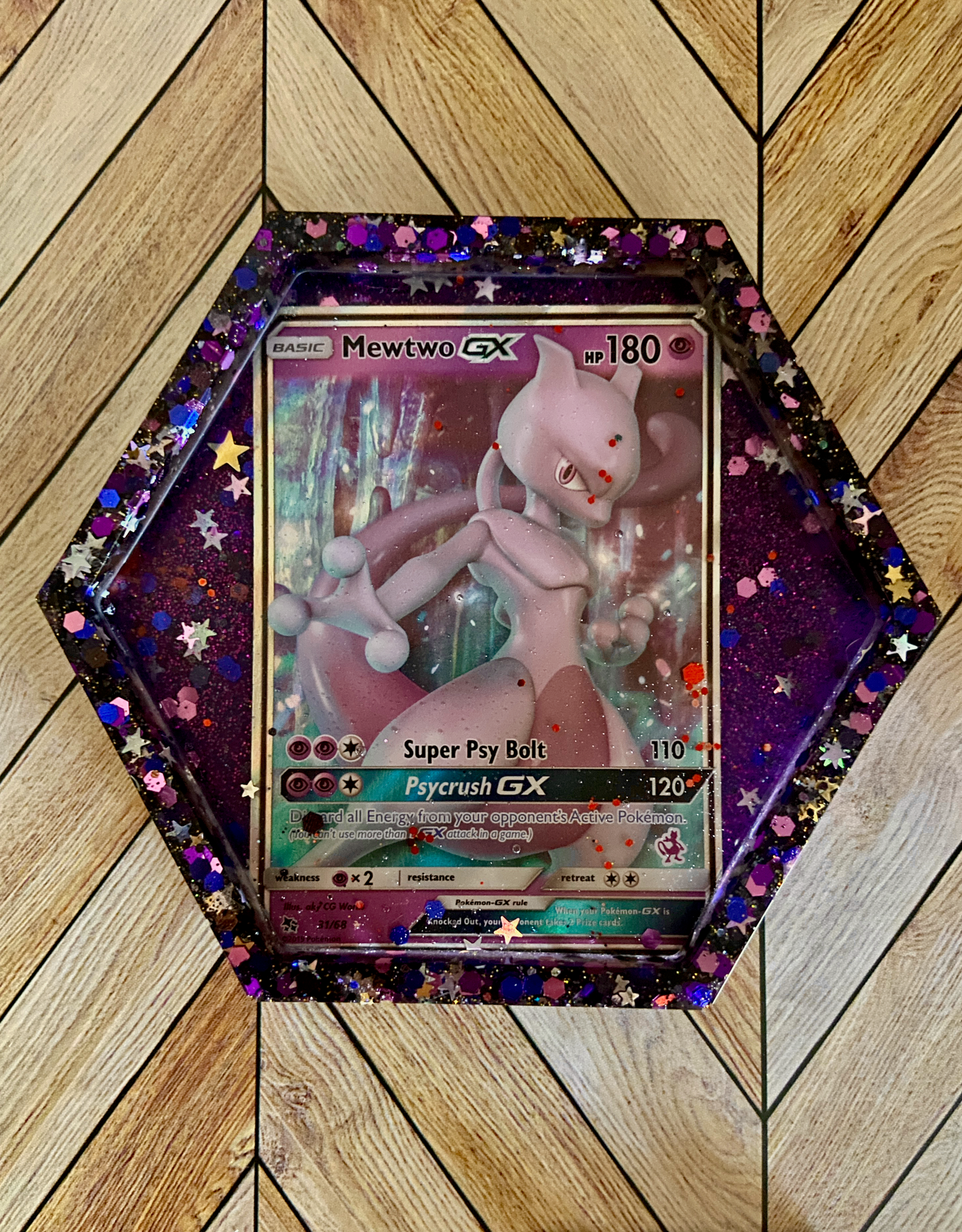 Pokemon - Mewtwo GX Resin Coaster