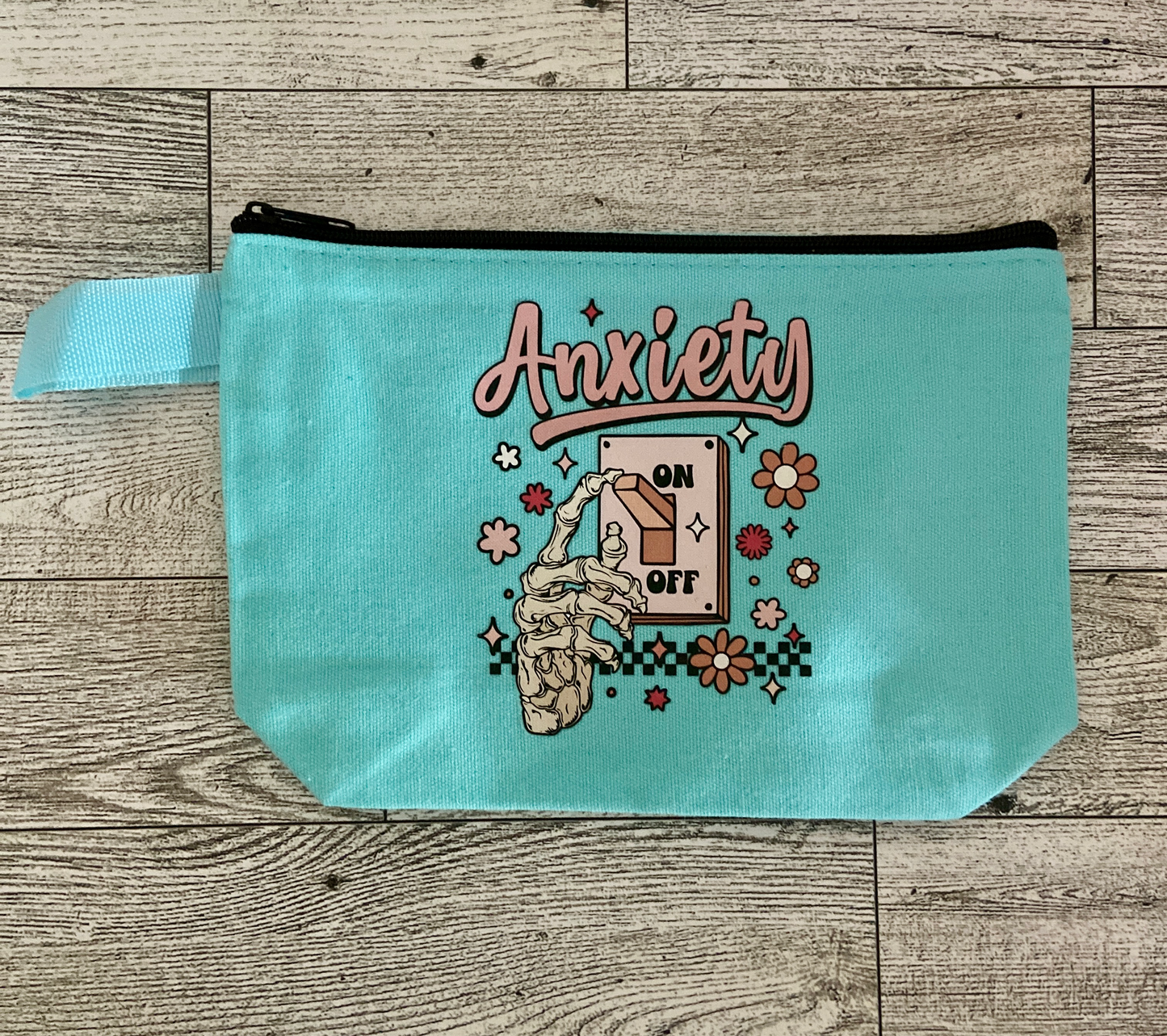 Anxious 'til Death - Zipper Bag