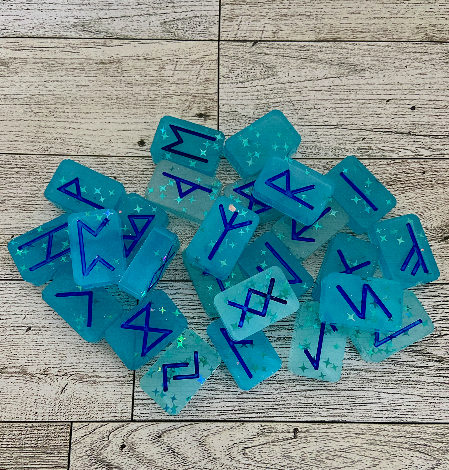 Acrylic Resin Futhark Rune Set