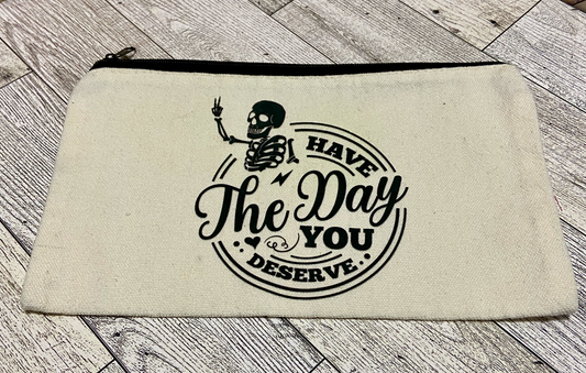 Seize The Day - Zipper Bag