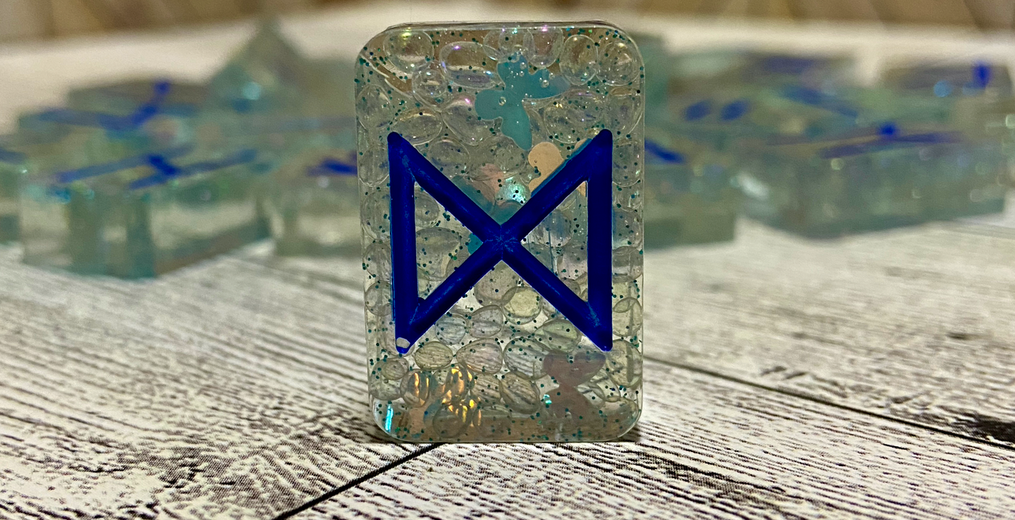 Acrylic Resin Futhark Rune Set