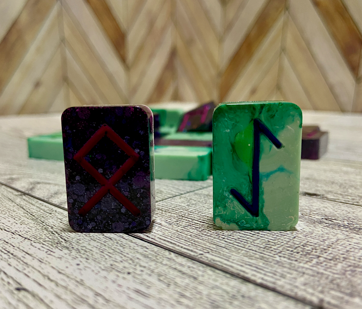 Acrylic Resin Futhark Rune Set